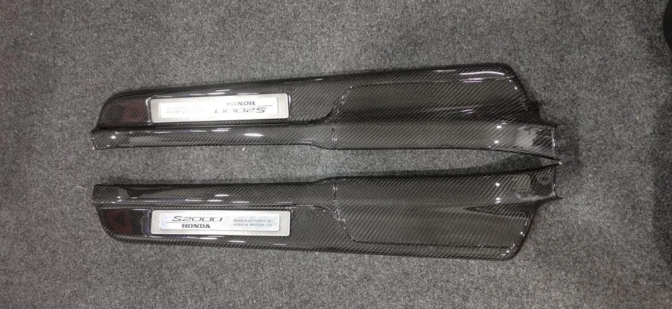 Ajuste para Honda S2000 Carbono Puerta Alféizar Borde AP1 AP2 Entrada Patada Rasguño Placa Foto 1 de 4