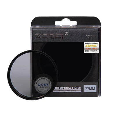ZOMEI Optical Neutral density Filter ND2 37-82mm for Canon Nikon Sony Pentax - Image 1 of 4