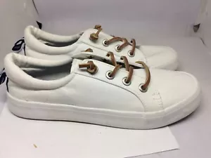 Tommy Bahama weiße Damen Canvas Sneaker Tennisschuhe Größe 9 - Bild 1 von 5