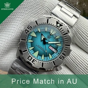 Steeldive SD1984, Monster, Blue, NH36, Sapphire, Lume, 200m Diver, Buceo, Nuevo en caja - Imagen 1 de 11