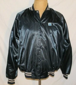 Vintage K Brand Jacke blau Herren Größe XL mit kleinem PPG Patch weiße Streifen  - Bild 1 von 3