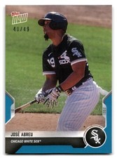 2021 TOPPS NOW ROAD TO OPENING DAY #OD-81 JOSE ABREU BLUE PARALLEL /49