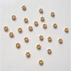 Solid Genuine 22K/18K Yellow Fine Gold 14 Pieces 3MM Spacer Beads