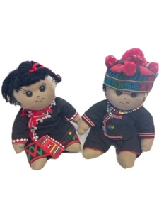 "Muñecas de colección New Life Center étnicas hechas a mano de 14""" - Imagen 1 de 11