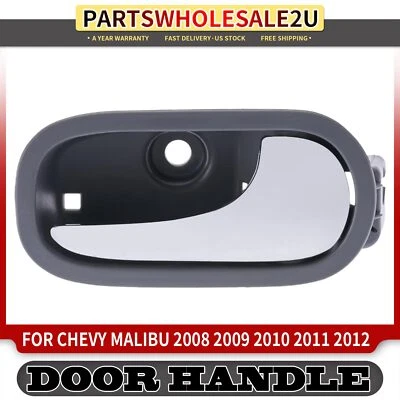 Manija de puerta interior de pasajero trasero para Chevrolet Malibu 2008-2012 gris + cromo Foto 1 de 4