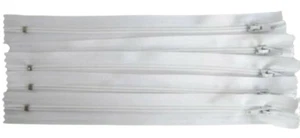 Großhandel weiße Nylon-Reißverschlüsse 100er-Pack 10" #3 für Ihre handwerklichen Freuden - Bild 1 von 3
