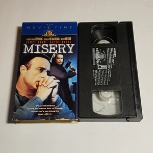 Misery (VHS, 2000) Kathy Bates James Caan MGM Movie Time Combined Shipping - Picture 1 of 2