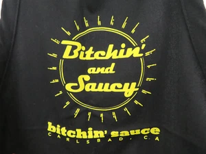 Bitchin' & Saucy Apron - Black with 2 Pockets - Bitchin' Sauce - Picture 1 of 5
