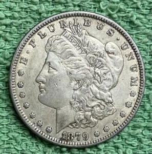 1879  MORGAN SILVER DOLLAR *** NICE CIRCULATED COIN - L@@K AT PICTURES!  #6010 - Picture 1 of 2