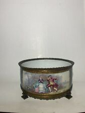 Sevres style centerpiece or jardiniere 19th century large light blue ground
