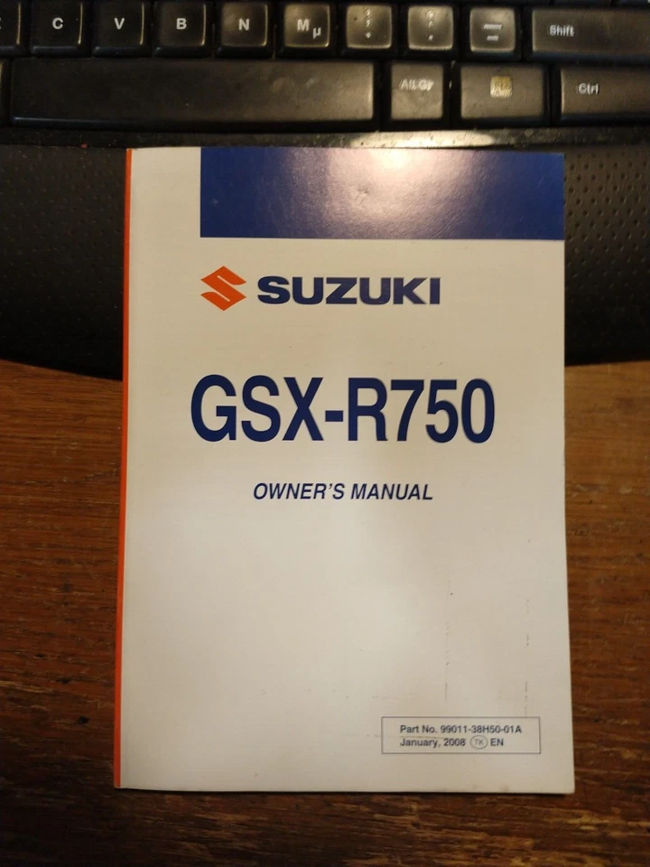 Suzuki GSXR 750 2008 MANUAL DEL PROPIETARIO 9011-38H50-0 Foto 1 de 1