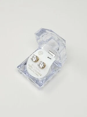 Pendiente magnético de circonita cúbica enchapado en oro de 4 mm a 10 mm CZRM-G Foto 1 de 4