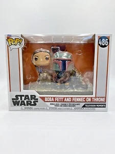 Funko POP! Star Wars Boba Fett and Fennec on Throne 486 Television Moments NEU - Bild 1 von 8