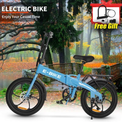 Axiniu 850W 36V Ebike 20" Electric Bike Bicycle Commuter City E-bikes Adults - Image 1 of 4