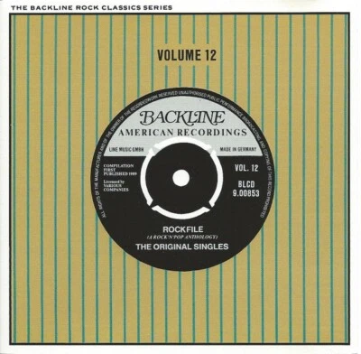 BACKLINE American Recordings - Rockfile Volume 12 - The Original Singles - Bild 1 von 4