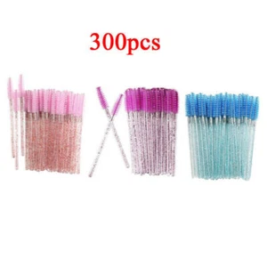 300x Mascara Wands Wimpernbürsten Crystal Rod Extension Applicator DE - Bild 1 von 12