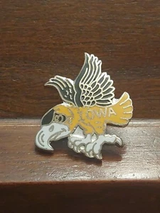 Iowa Hawks Vintage Lapel Hat Jacket Pin Hawkeyes? - Picture 1 of 3