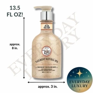 Avon Veilment Natural Spa Dead Sea Salt Body Scrub & Cleanser, 13.5 oz Free Ship - Picture 1 of 3