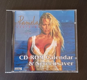 Pamela Anderson Calendar and screen saver CD ROM - 1995 RARE - Afbeelding 1 van 5