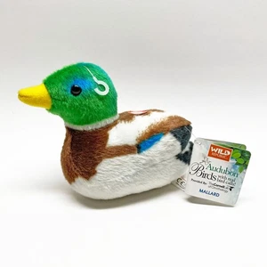NWT Wild Republic Audubon Birds Mallard Duck Plush with Real Bird Call - Working - Picture 1 of 3