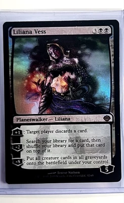 2009 MTG Magic The Gathering DDD Duel Deck Garruk vs Liliana Foil Liliana Vess - Image 1 of 2