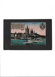 ALEMANIA VINTAGE PC "Ferry on the Rhein, Colonia" SIN USAR Sin Escritura - Imagen 1 de 2