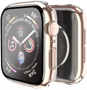 For Apple Watch 40mm Series 6 SE 5 Crystal Clear Screen Protector Snap-on Cover - Picture 1 of 7