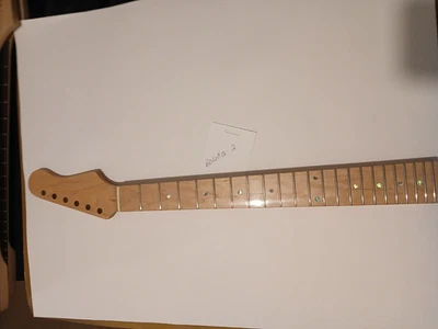 New Custom Shop 22 Fret S Style Maple Electric Guitar Neck BCGCS-2 - Image 1 of 4