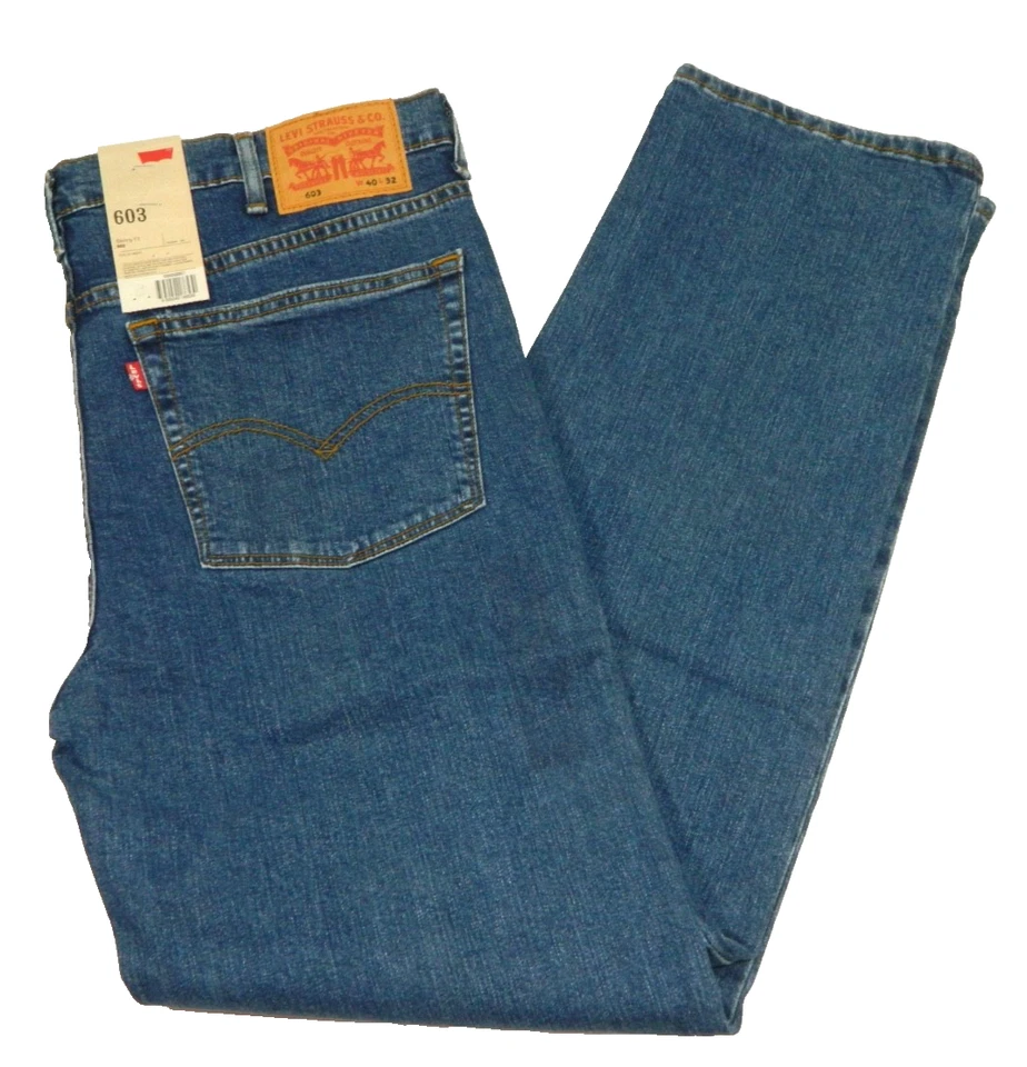 Men's Levi's Jeans 505 Regular Stretch Denim Tag 38x32 measured size 38x31