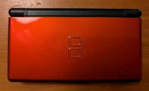 Nintendo DS Lite Crimson And Black Console - Mint - Tested Working - PAL - Picture 1 of 9