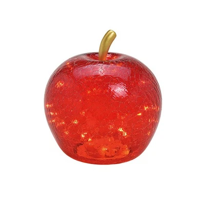Deko Apfel Bruchglasoptik mit LED - Bild 1 von 4