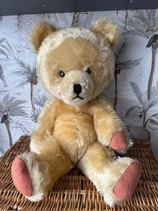 Schuco Large Jointed Teddy Bear 22 inch 1960s - Picture 1 of 5