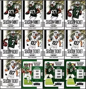 Panini Contenders New York Jets (14) Card Lot - LAST CHANCE – DON'T MISS OUT! - Picture 1 of 4