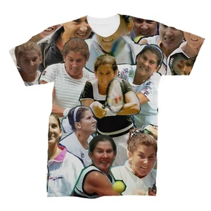 Monica Seles T-shirt collage fotografico - Foto 1 di 2