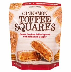 Brown & Haley 17oz CINNAMON TOFFEE SQUARES Like Disneyland Churro Toffee BB 3/26 - Bild 1 von 2