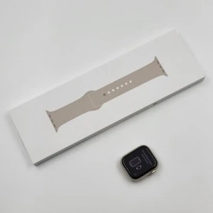 Apple Watch Series 9 MR8T3CL/A 41mm Starlight S/M - Photo 1 sur 11