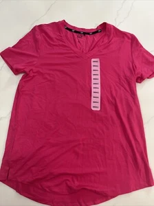 GAP Tee Super Soft V Neck T-Shirt Short Sleeve Top Size: Small. Pink. New - Picture 1 of 5