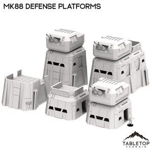 MK88 Defense Platforms - Imperial Base Builder Compatible with Star Wars Legion - Picture 1 of 10