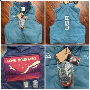 Chaleco Nike ACG Equipo Femenino EE. UU. Juegos Olímpicos de Beijing Talla Mediana $170 DH4809-415 - Imagen 1 de 10