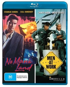 No Man's Land (1987)/ Men at Work (1990) [Blu-ray] (Region B) Charlie Sheen - Picture 1 of 1
