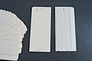36 Lochkarten - Informatik 80 Spalten - 35 Vintage perforated card - Bild 1 von 5