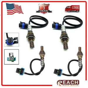 4pcs Upstream+Downstream O2 Oxygen Sensor For 2006 GMC Sierra 1500 Yukon 5.3L V8 - Picture 1 of 8