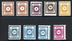 BRD Ostsachsen 1945 Michel# 42 D II/50 D II postfrisch ss OG ohne Falz RAR - Bild 1 von 2