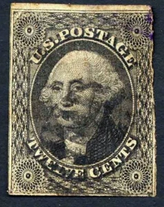 #17 12ct Washington,  Excellent Condition, Purple Cancel - Picture 1 of 2
