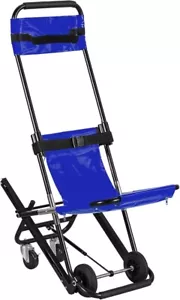 Loschen blauer Handlift Treppenstuhl, Klappstuhl, tragbarer Klapptreppenstuhl - Bild 1 von 5