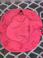 SUN PROTECTION ZONE Hot Pink Child's Fishing  Floppy Hat Cap Covers Neck UPF 50