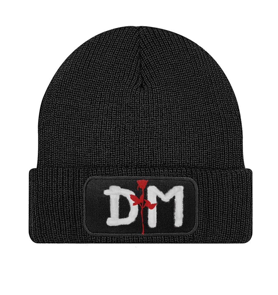 DEPECHE MODE Rockband Rock Musik Schwarze Beanie Strickmutze - STRICK247