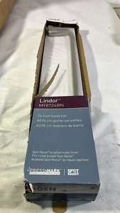 Moen MY8724BN Lindor 24 Inch Towel Bar in Spot Resist Brushed Nickel - Picture 1 of 2