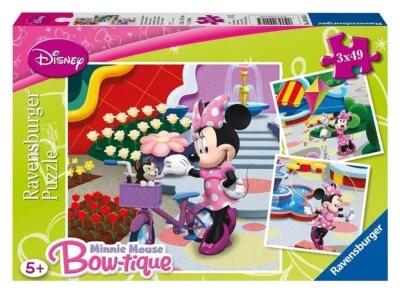 Ravensburger 09416 Puzzle Disney Huebsche Minnie Mouse 3 x 49 Parti - Immagine 1 di 4