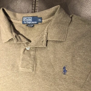 Polo Ralph Lauren Men's Polo Long Sleeve Shirt Size XL Tan / Brown - Picture 1 of 6